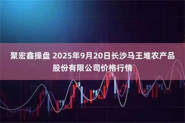 聚宏鑫操盘 2025年9月20日长沙马王堆农产品股份有限公司价格行情